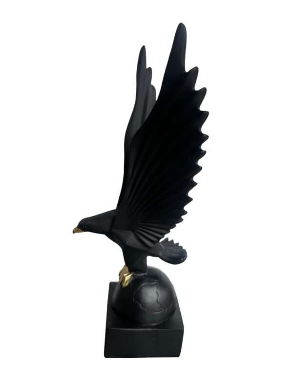 Majestic Flight – Black Eagle Statue (11 inch)