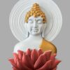 Lotus Serenity – Buddha Wall Hanging Frame (13 inch)