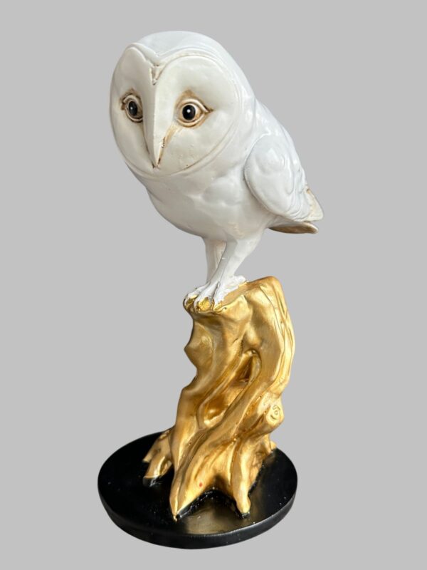 7524ddeb-d3fc-4e67-ac8d-31b8598b340c Wisdom Perch – Owl Sculpture (9 inch)