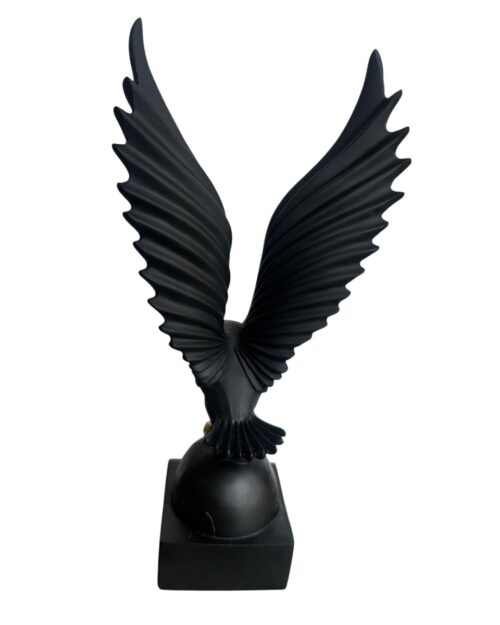 929938d7-a8f4-4f02-9367-84ec103e9192 Majestic Flight – Black Eagle Statue (11 inch)