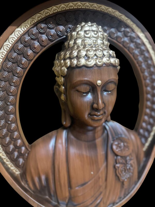 Serenity Circle – Buddha Wall Hanging Frame (17 inch)