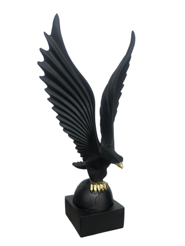 Majestic Flight – Black Eagle Statue (11 inch)