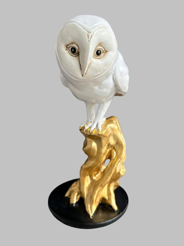 bfc4167a-9baa-4f29-8a8d-87f29e6ce42b Wisdom Perch – Owl Sculpture (9 inch)