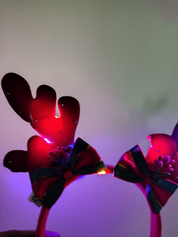 LED Christmas Reindeer Antler Headband