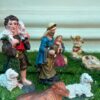 7-Inch Premium Polyresin Nativity Crib Set