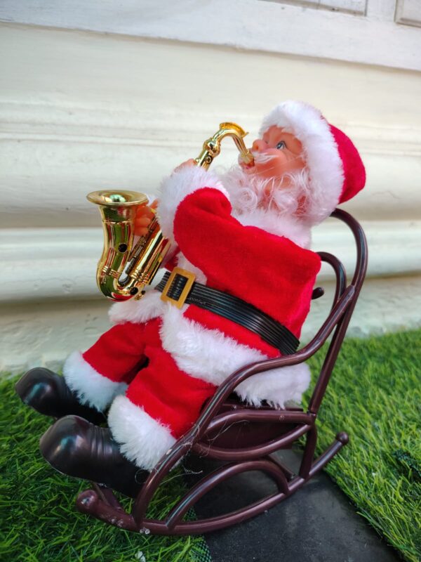 Animated Musical Santa Claus – Saxophone Playing
