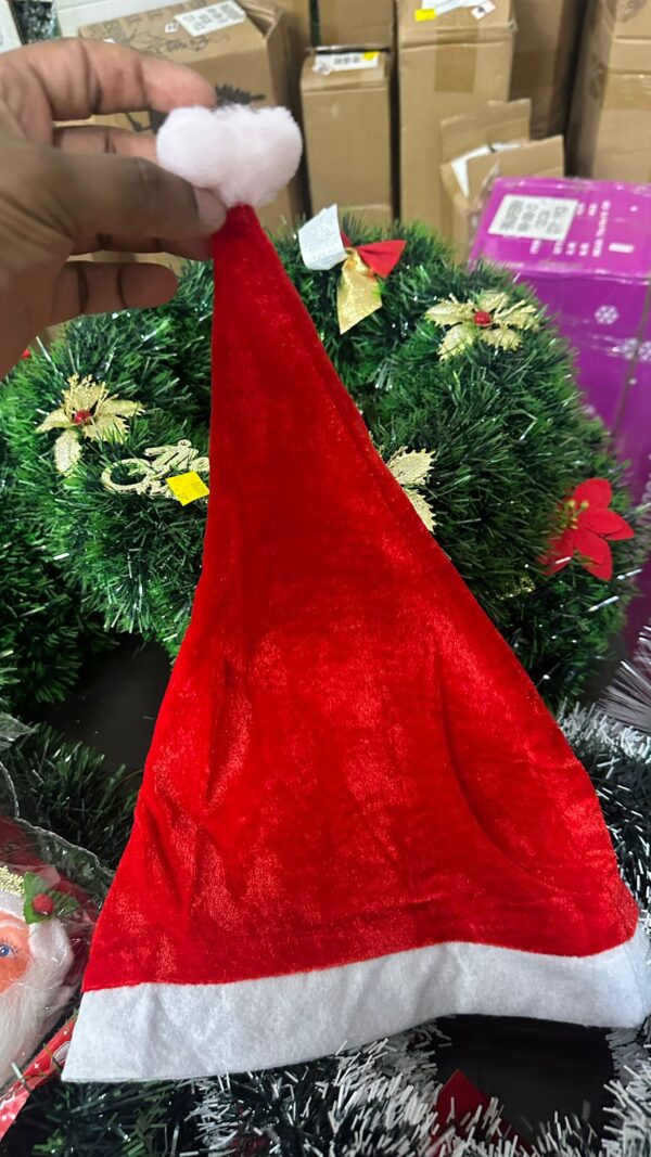 Classic Santa Hat – Soft Velvet Finish