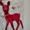 Red Velvet Reindeer Christmas Decor – 150g