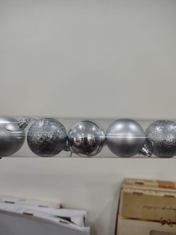 Christmas Tree Hanging Balls – 12 Pcs Set (Length 2.15 feet )