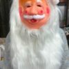 Santa Face Mask with Extra-Long Beard & Cap