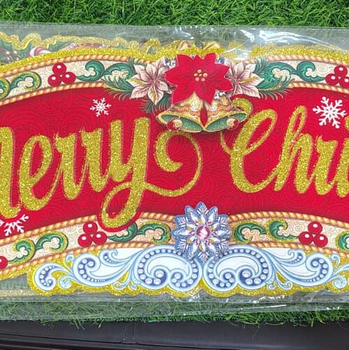 22d77f91-75ac-43eb-820d-3ddf12cc206e Merry Christmas Decorative Wall Hanging – Festive Glitter Banner