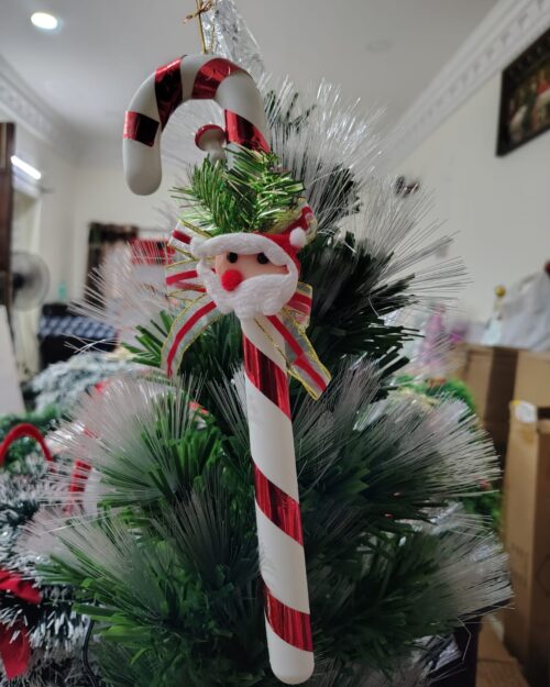 Christmas Candy Cane Hanging Ornament – 1 Feet (30 cm)
