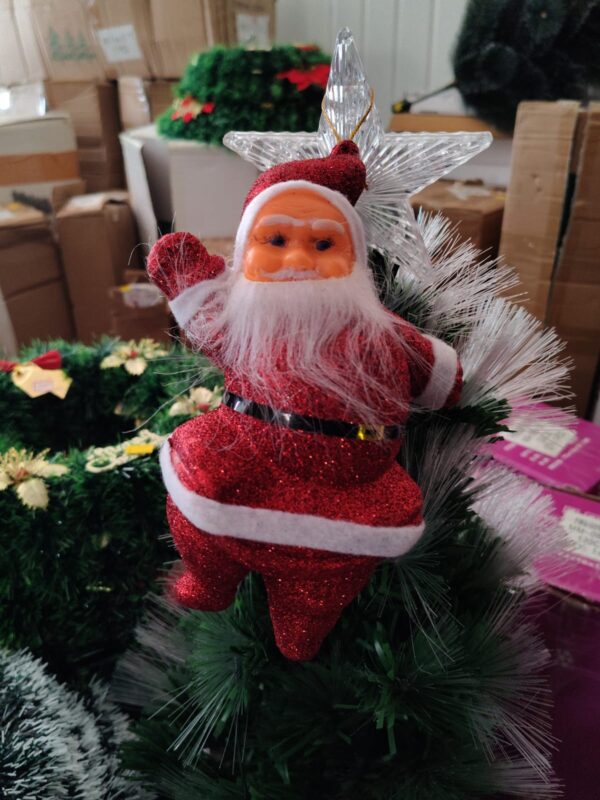 Glitter Santa Tree Topper – 200g