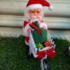 Animated Santa with Gift Cart – Christmas Ornament