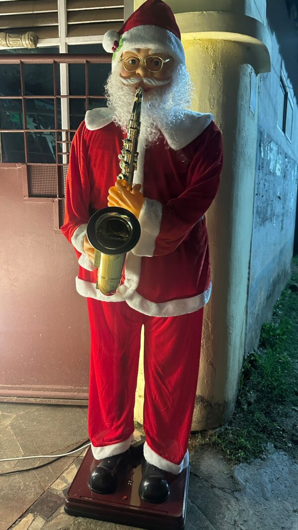 3304be9a-38a0-4771-98ad-d063ee1baabe 6-Feet Musical Saxophone Santa