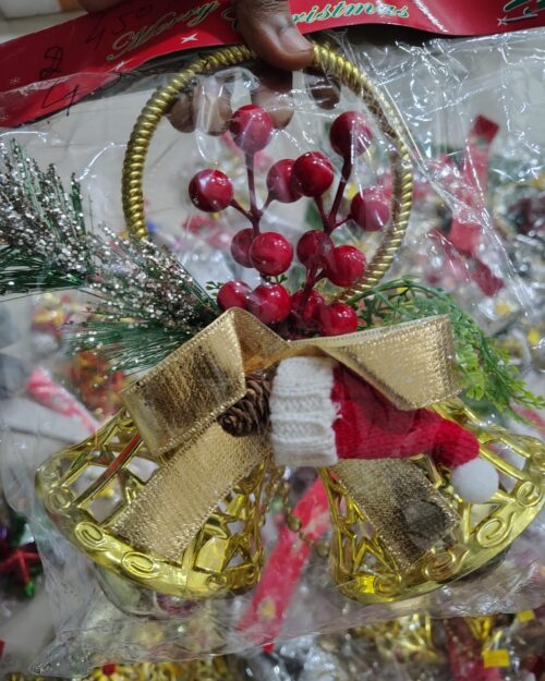 36737de7-2f9a-42d6-9537-31d8797a7549 Golden Christmas Bell Hanging – 150g