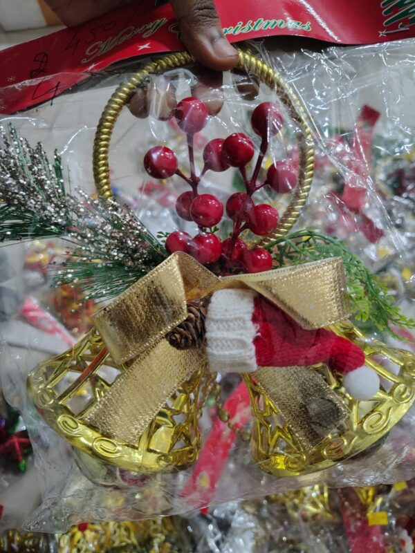 36737de7-2f9a-42d6-9537-31d8797a7549 Golden Christmas Bell Hanging – 150g