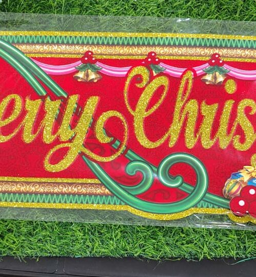 3e74fcfd-1634-44bf-b87d-a32dd2bf9e05 Merry Christmas Decorative Wall Hanging – Festive Glitter Banner