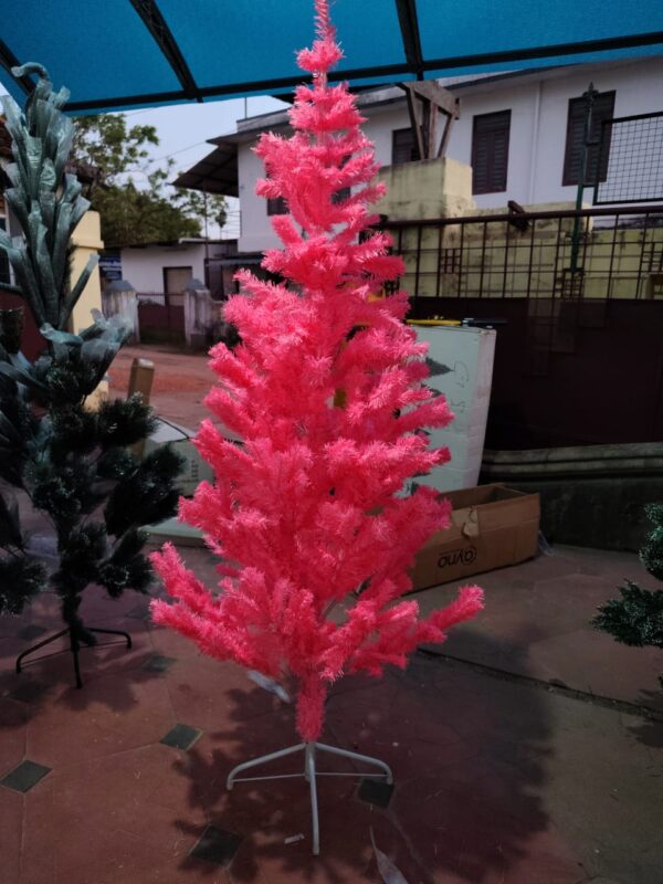 Vibrant Pink Christmas Tree – 6 Feet