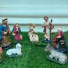 7-Inch Premium Polyresin Nativity Crib Set