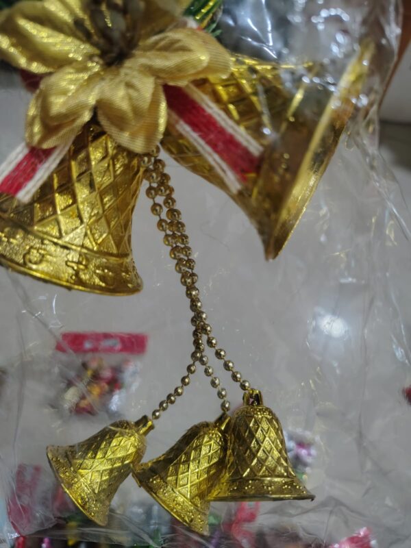 Golden Christmas Hanging Bells – Decorative Ornament