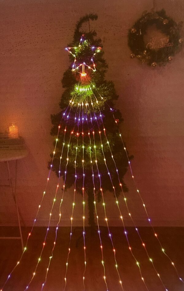Christmas Tree LED Star Net Light (Multicolour)