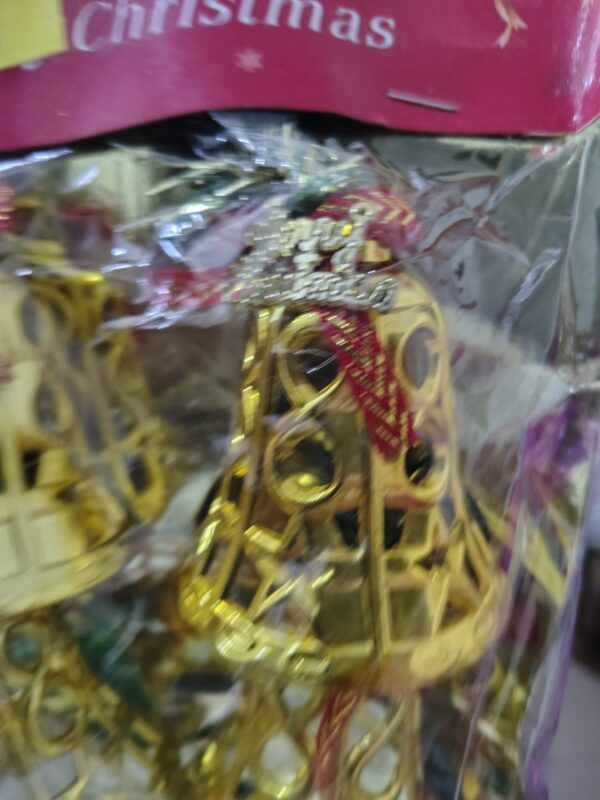 4fb9b587-32f8-4039-9860-9dee4c8ac6b2 Golden Christmas Hanging Bell Set – Pack of 4 Decorative Bells