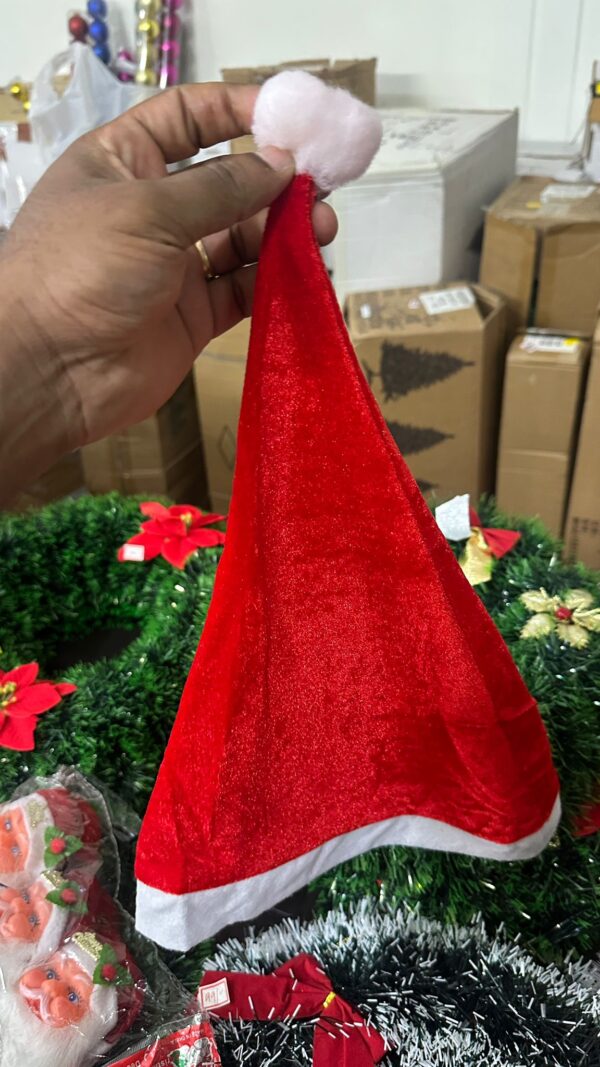 Classic Santa Hat – Soft Velvet Finish