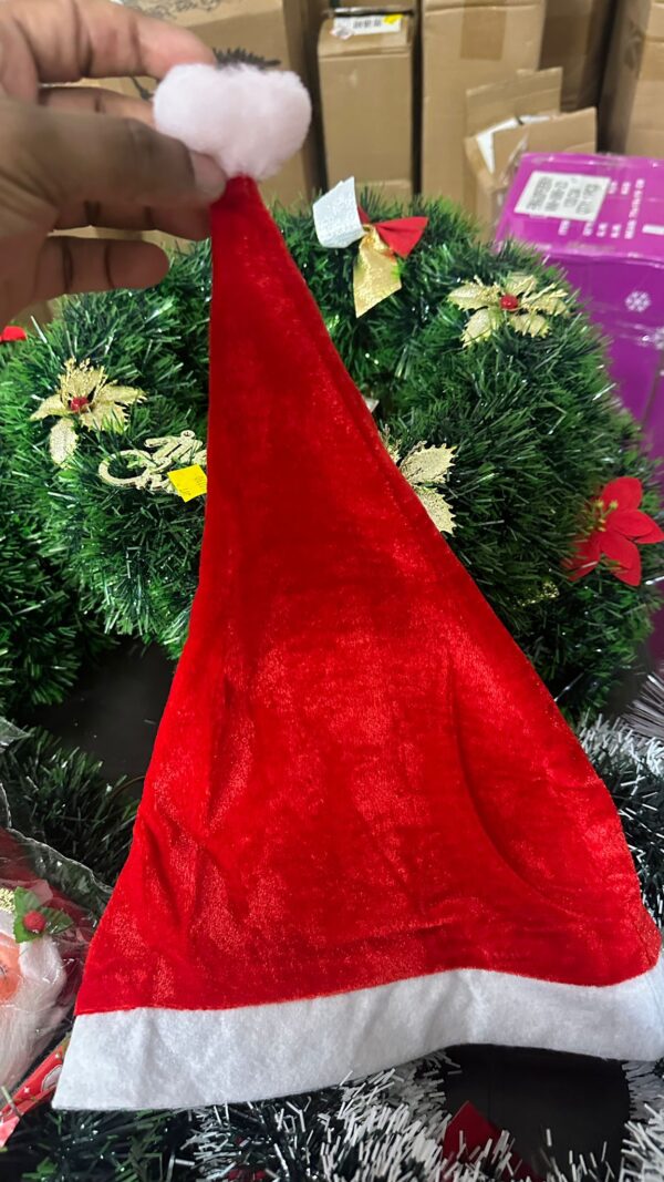 Classic Santa Hat – Soft Velvet Finish