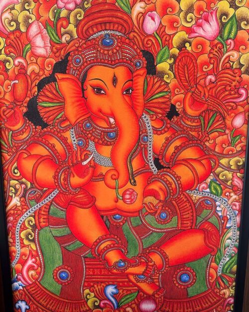 Mural painting of Lord Ganesha