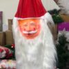 Santa Face Mask with Extra-Long Beard & Cap