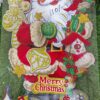 Merry Christmas Decorative Wall Hanging – Festive Glitter Banner