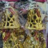 64206622-08e6-45dc-9006-d0bb9d1222a9 Golden Christmas Hanging Bell Set – Pack of 4 Decorative Bells