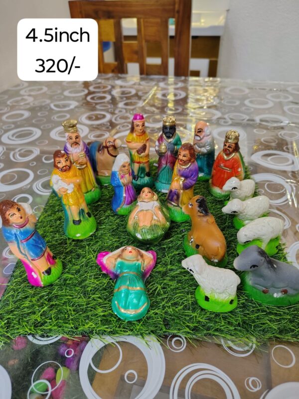 Plaster of Paris Crib Set – 4.5 Inch