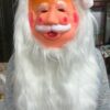 Santa Face Mask with Extra-Long Beard & Cap