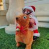 Animated Santa Riding Reindeer – Christmas Ornament