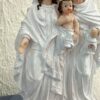 Holy Family Statue – 8 Inch | White Polyresin | Premium Finish