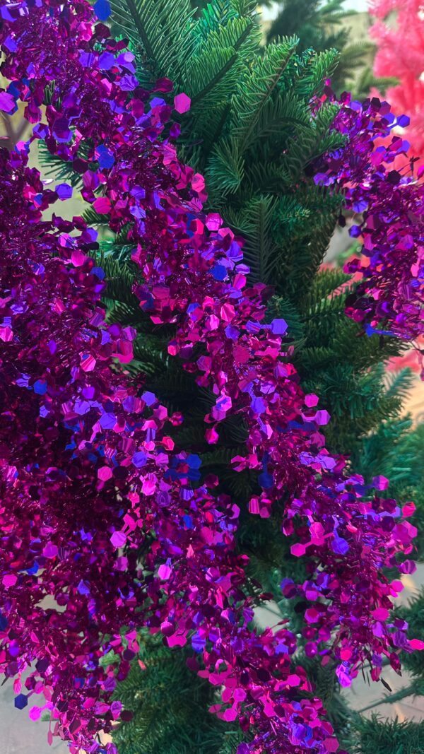 ✨ 2-meter Pink Christmas Garland – ₹69