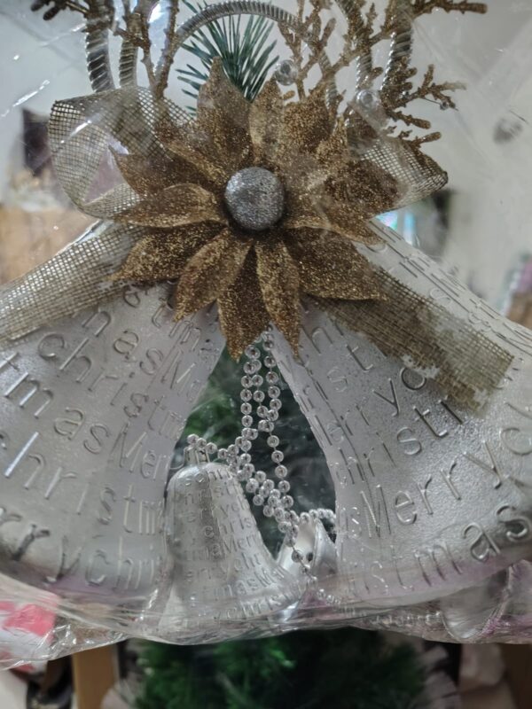 Silver & Gold Christmas Bell Hanging – 250g