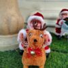 Animated Santa Riding Reindeer – Christmas Ornament