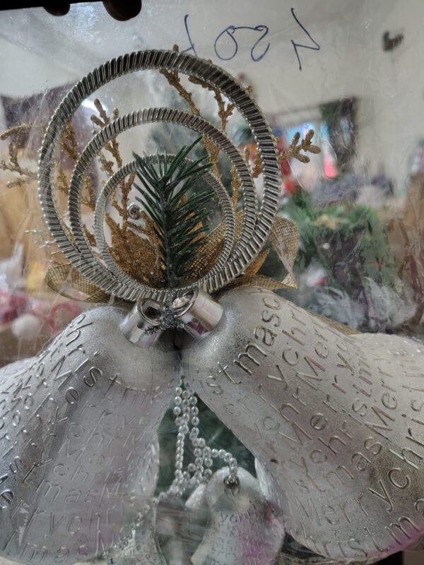 Silver & Gold Christmas Bell Hanging – 250g