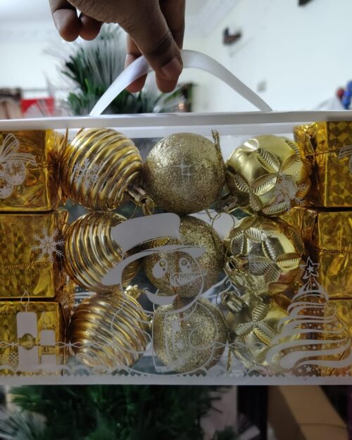 Golden Christmas Tree Decoration Gift Box – 150g