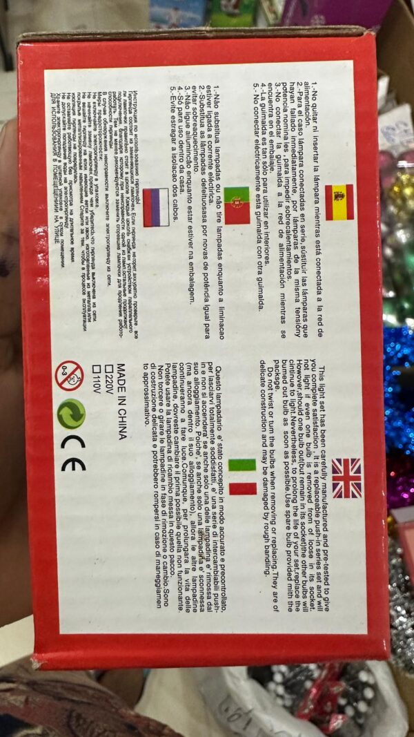 100 LED Decorative String Lights – Indoor/Outdoor