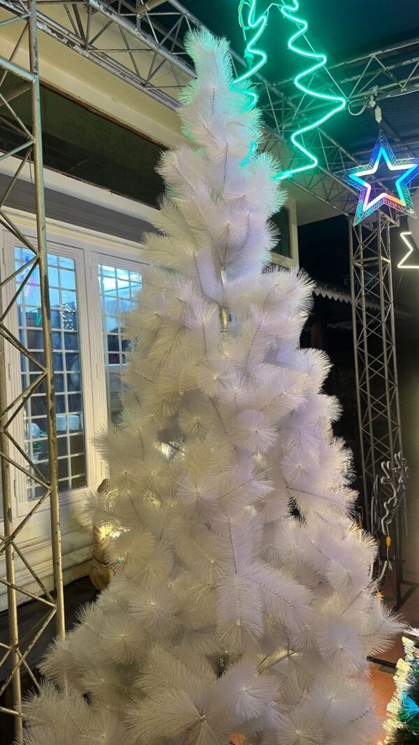 White Artificial Christmas Tree – 180 cm (6 Feet)