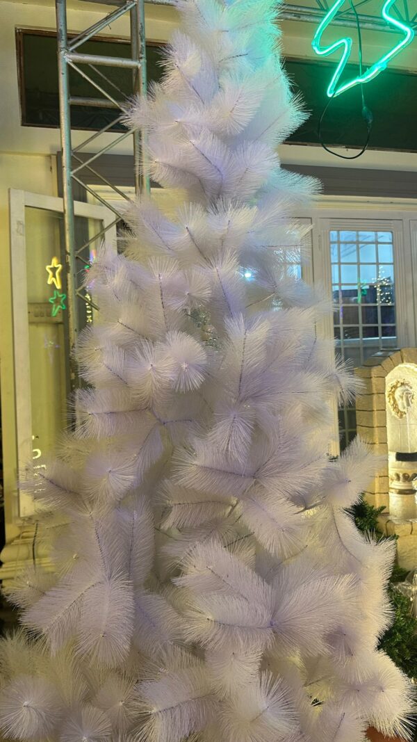 White Artificial Christmas Tree – 180 cm (6 Feet)