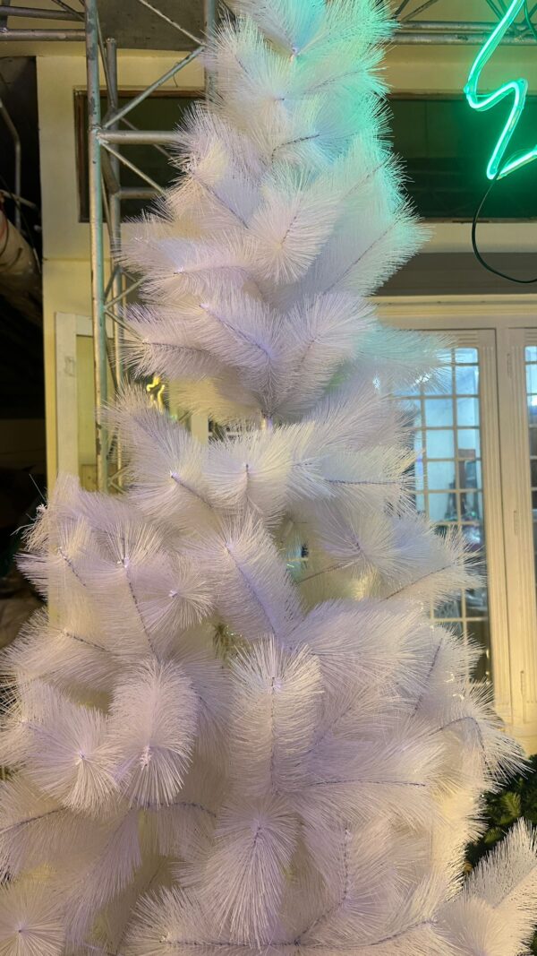 White Artificial Christmas Tree – 180 cm (6 Feet)