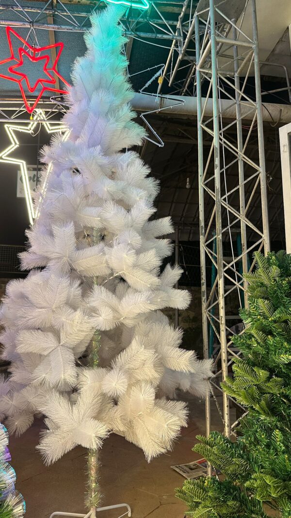 White Artificial Christmas Tree – 180 cm (6 Feet)