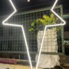 LED Star Hanging Light – 3.1 ft × 2 ft