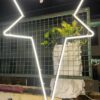 LED Star Hanging Light – 3.1 ft × 2 ft