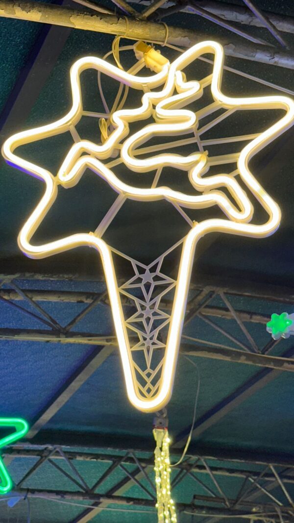 Premium LED Shooting Star – 22 Inch (Warm White)